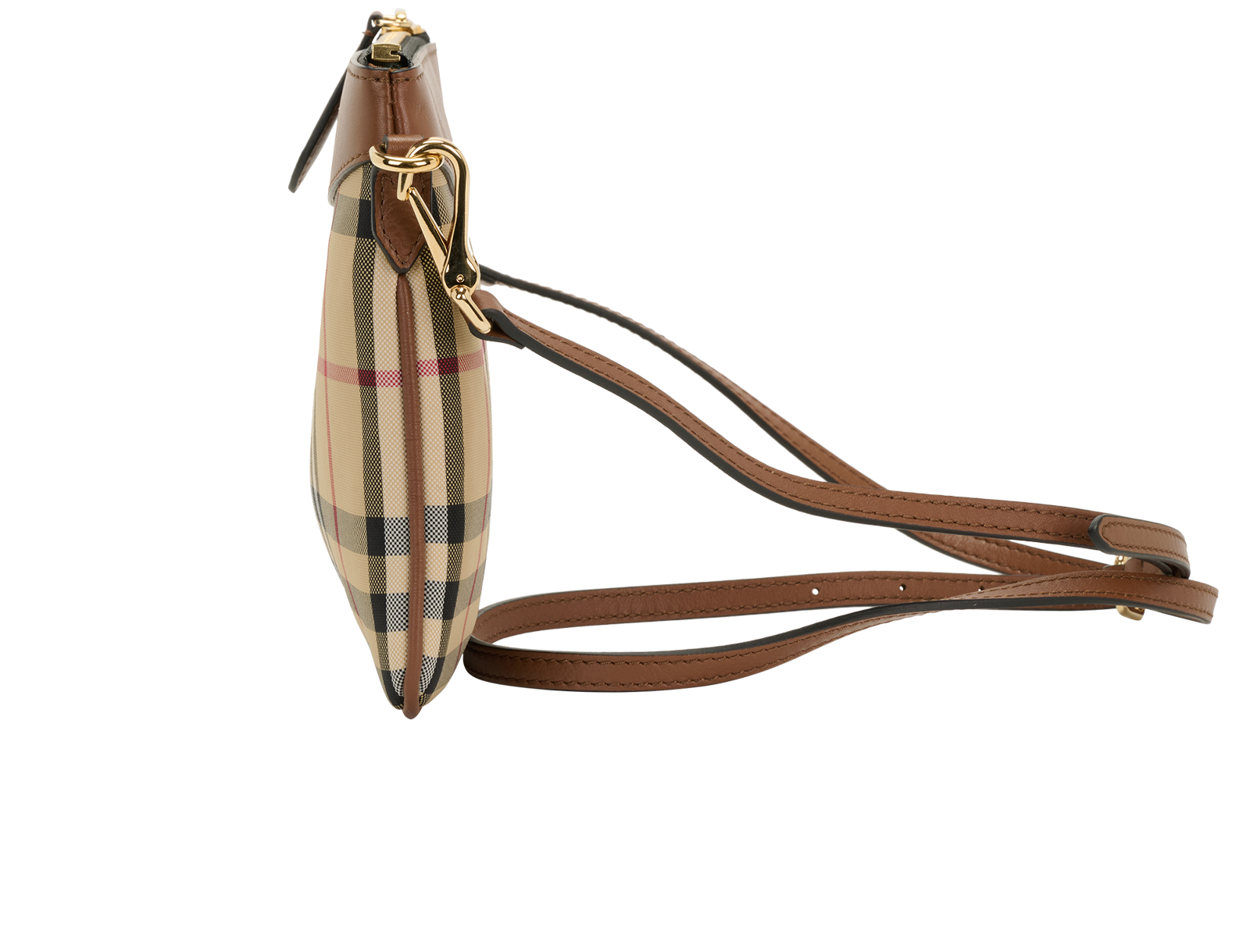 Peyton Crossbody, &pound;310, Handbags, Beige/Brown, Canvas/Leather, Bottom view
